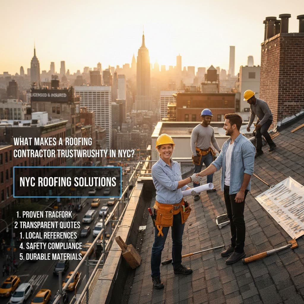 Cover image for blog post: What Makes a Roofing Contractor Trustworthy in NYC?